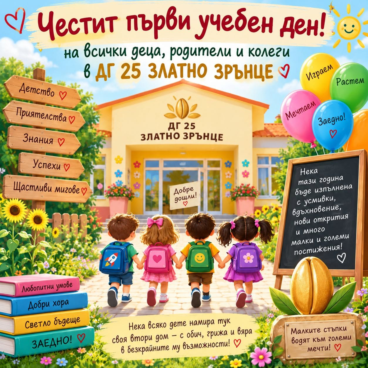 Честита учебна година!